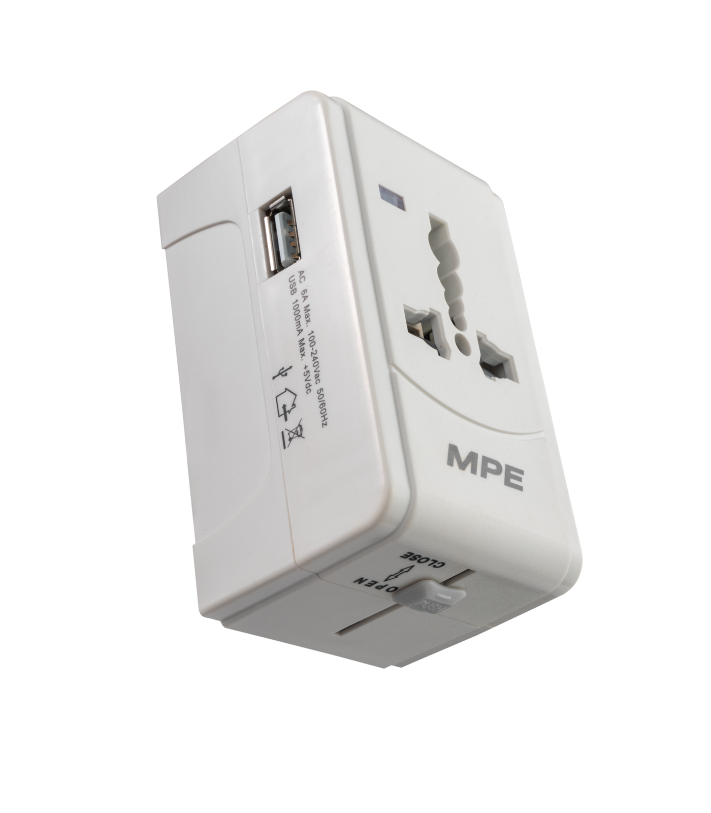 TA2-0-78 Ổ cắm du lịch, Tích hợp cổng USB mã TA2 TA2 MPE