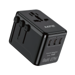 Ổ cắm du lịch đa năng, Tích hợp 3 cổng USB-C, 1 cổng USB-A, sạc nhanh GaN 67W mã TA6 TA6 MPE