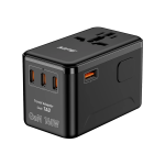 Ổ cắm du lịch đa năng,Tích hợp 3 cổng USB-C, 1 cổng USB-A, sạc nhanh GaN 140W mã TA8 TA8 MPE