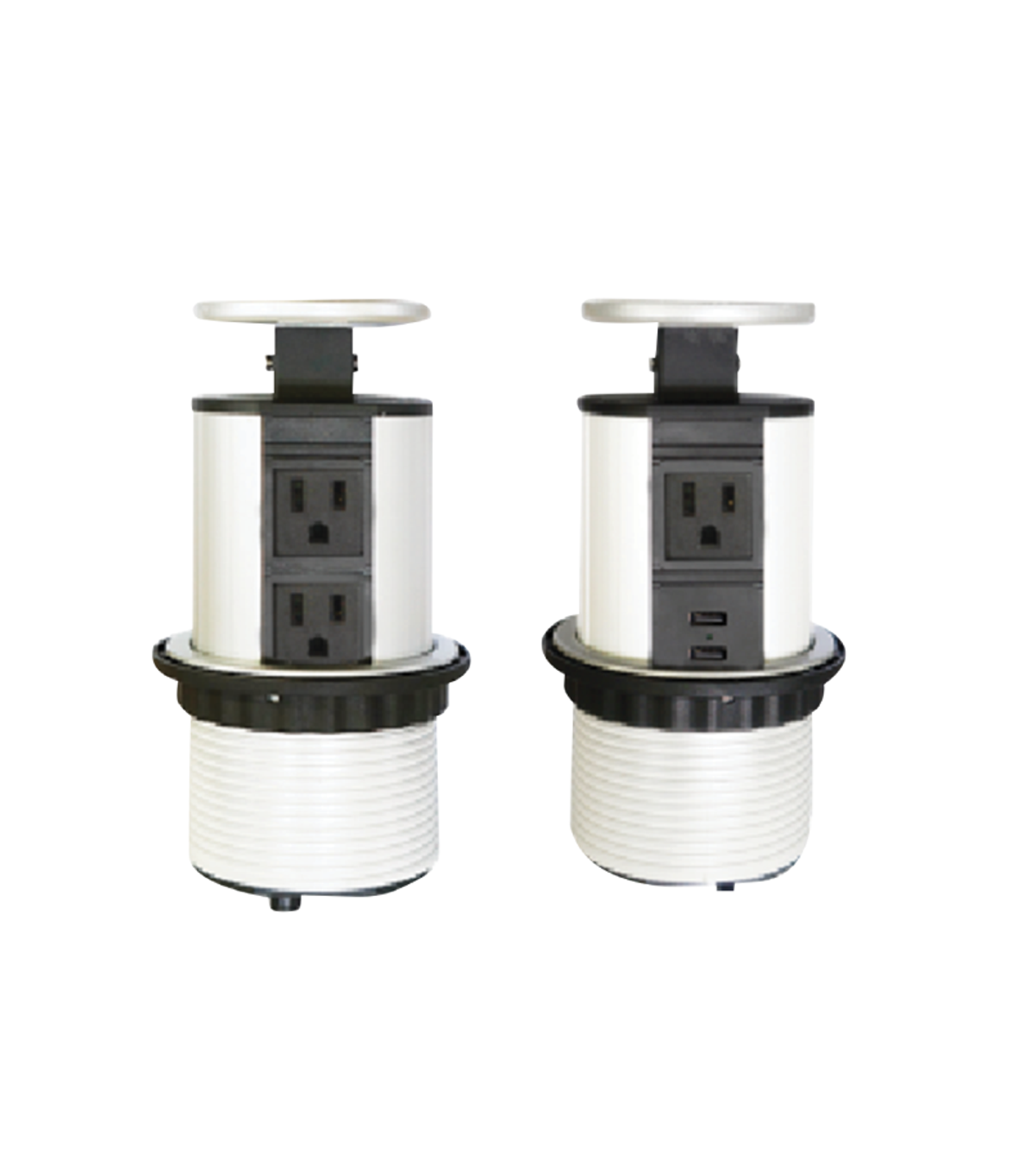 TBS4-0-78 Ổ cắm âm bàn 3 ổ cắm ba chấu, cắm từ 2 phía TBS4 TBS4 MPE