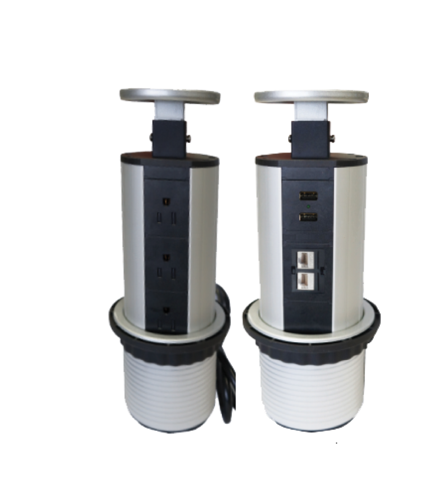 TBS5-0-78 Ổ cắm âm bàn 3 ổ cắm ba chấu, Tích hợp USB, kết nối mạng TBS5 TBS5 MPE