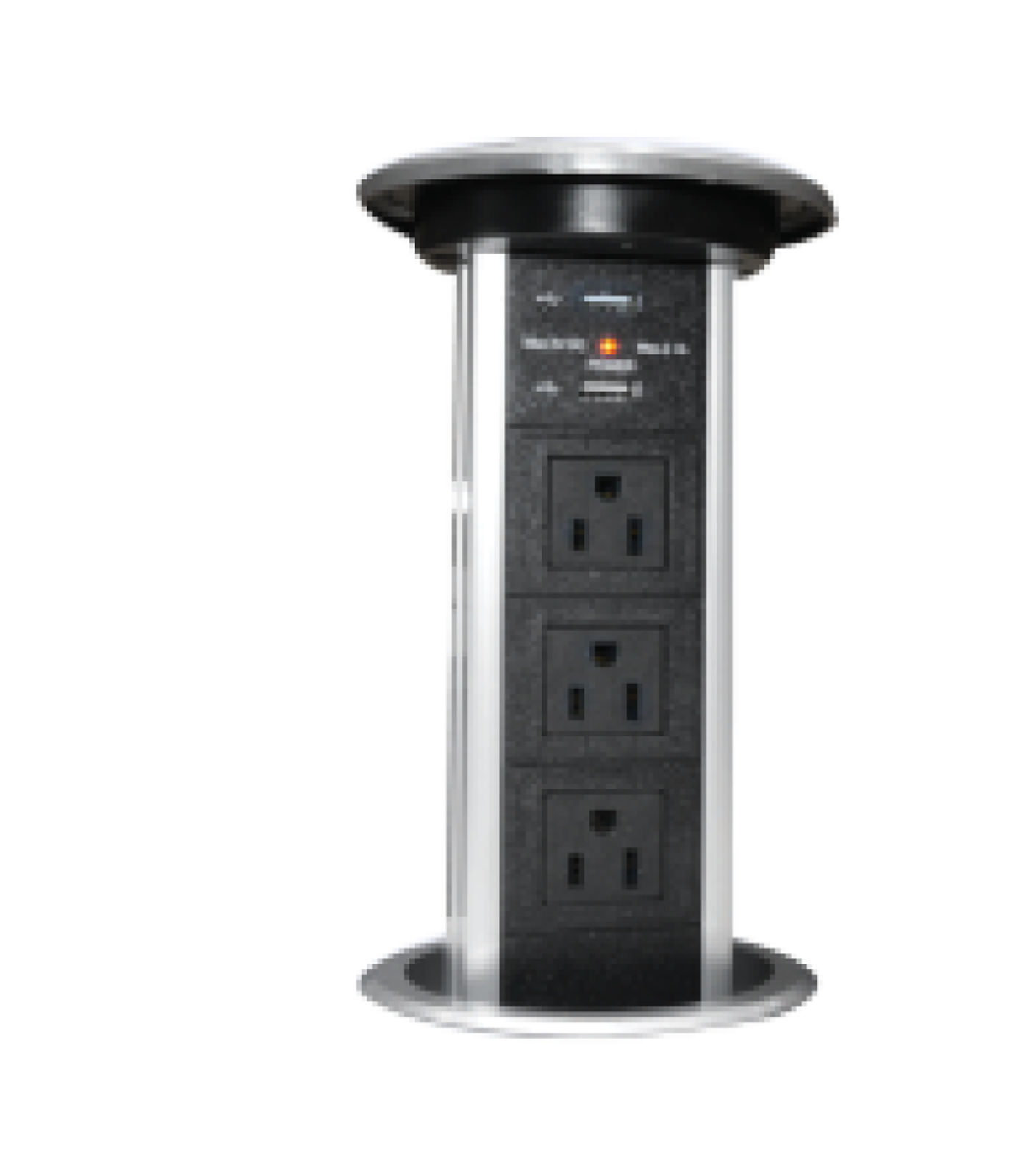 TBS6-0-78 Ổ cắm âm bàn 3 ổ cắm ba chấu, nâng hạ bằng điện TBS6 TBS6 MPE