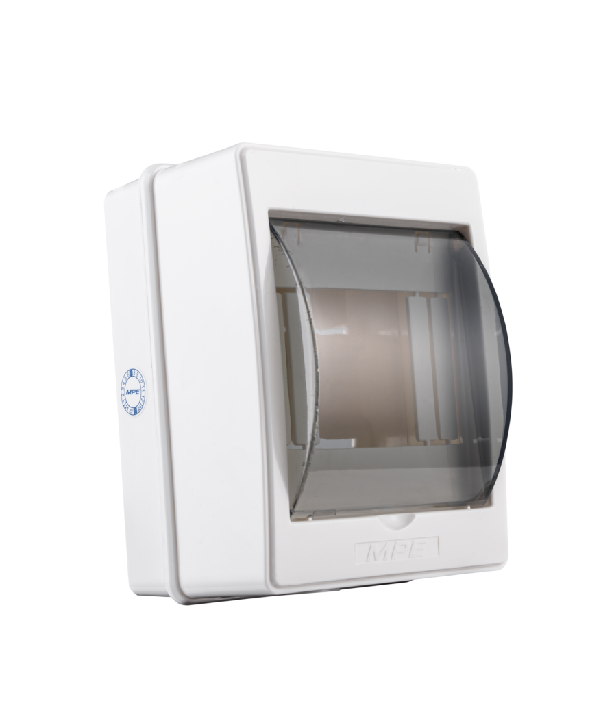 Tủ điện lắp nổi chứa MCB 3-4 cực TN-4 (IP30 TN-4 MPE