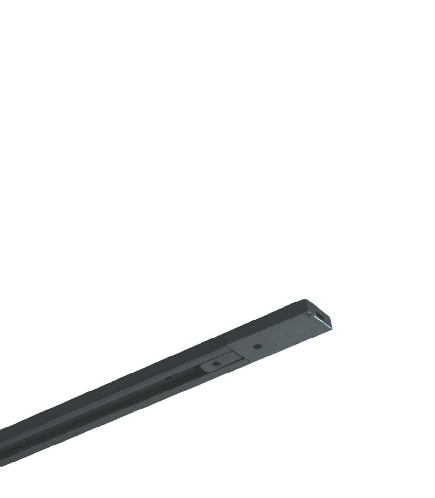 Phụ kiện thanh ray 2 dây màu đen dùng cho đèn TSLB, TSLB2 mã TR2B TR2B MPE