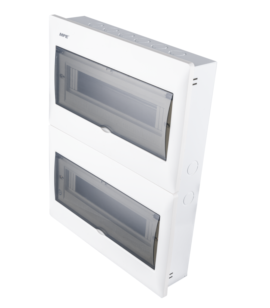 Tủ điện âm tường chứa MCB 25-32 cực mã TS-32 TS-32 MPE