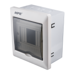 Tủ điện âm tường chứa MCB 2-4 cực mã TS-4 TS-4 MPE