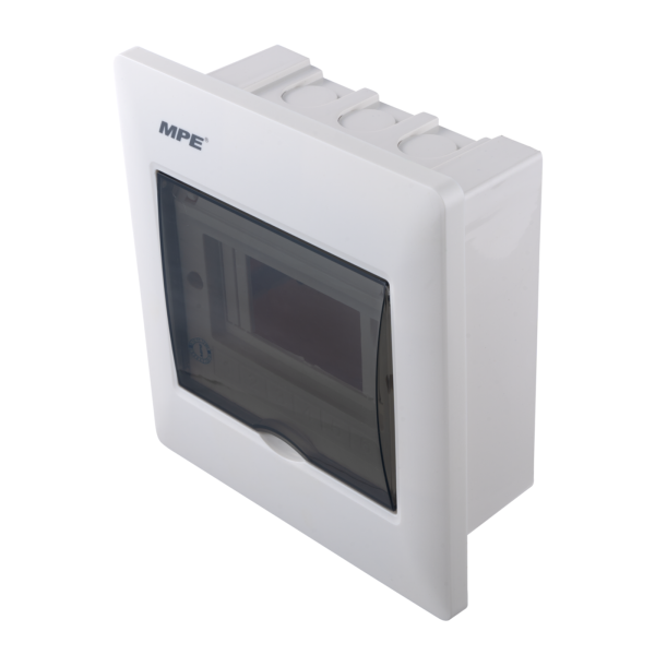 Tủ điện âm tường đế nhựa chứa MCB 5-6 cực mã TS-6/P TS-6/P MPE