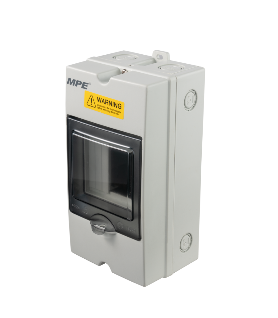 Tủ điện chống thấm IP66 chứa MCB 2-4 cực WP-4 WP-4 MPE