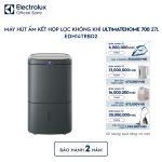 Máy hút ẩm kết hợp lọc không khí UltimateHome 700 27L cho phòng 58m² EDH14TRBD2 Electrolux