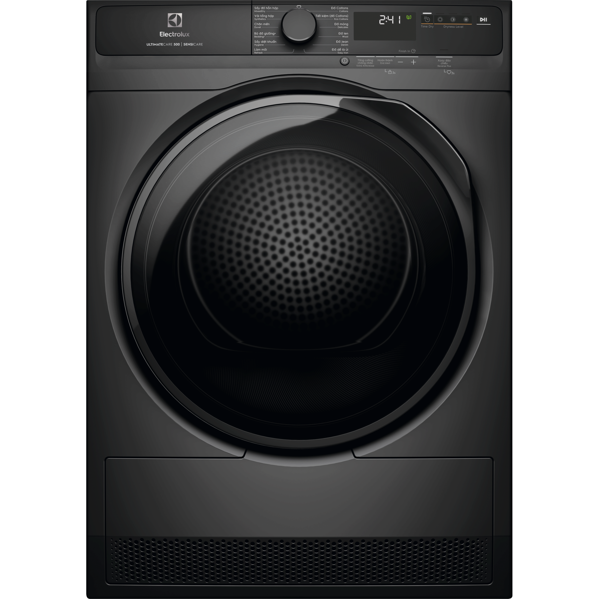 edh803j5scr-0 Máy sấy quần áo Electrolux bơm nhiệt 8kg UltimateCare 500 xám - Tự xả nước EDH803J5SCR Electrolux