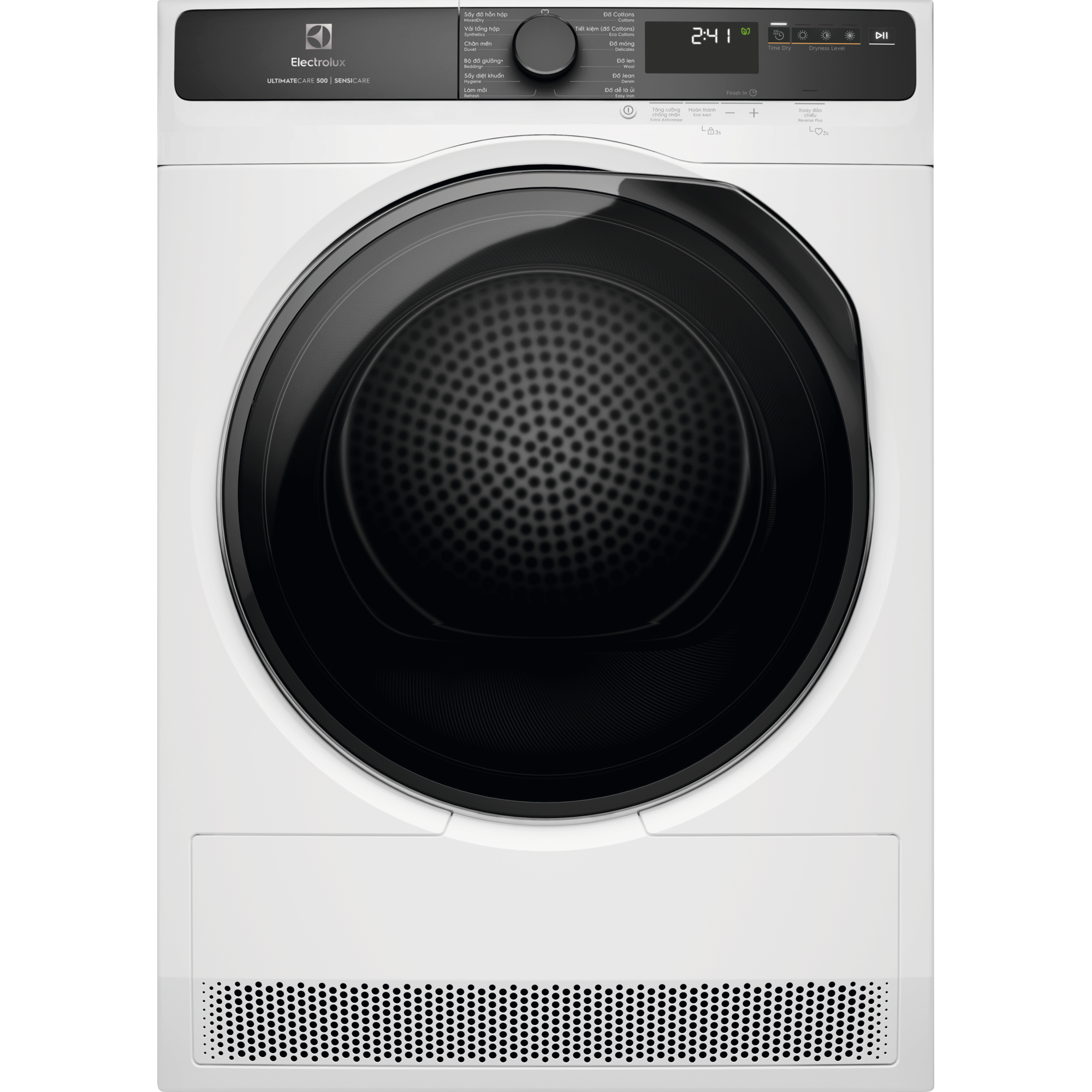 edh803j5wcr-0 Máy sấy quần áo Electrolux bơm nhiệt 8kg UltimateCare 500 trắng - Tự xả nước EDH803J5WCR Electrolux