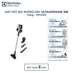 Máy hút bụi không dây UltimateHome 300 18V - Trắng EFP31212 Electrolux