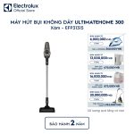 Máy hút bụi không dây UltimateHome 300 21.6V - Xám EFP31315 Electrolux