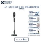 Máy hút bụi không dây UltimateHome 700 14.4V lọc bụi mịn - Xám EFP71512 Electrolux