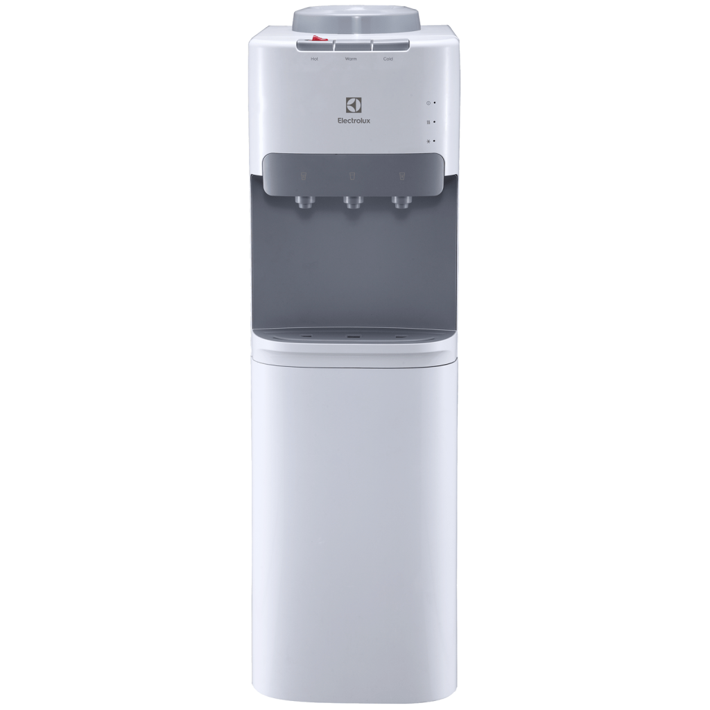 Cây nước nóng lạnh bình úp trên trắng có ngăn chứa đồ EQACF01TXWV Electrolux
