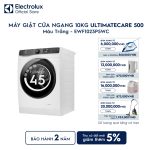 Máy giặt cửa ngang Electrolux 10kg UltimateCare 500 trắng EWF1023P5WC Electrolux