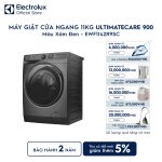 Máy giặt cửa ngang Electrolux 11kg UltimateCare 900 xám đen EWF1142R9SC Electrolux