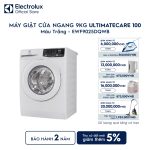 Máy giặt cửa ngang Electrolux 9kg UltimateCare 100 trắng EWF9025DQWB Electrolux