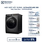 Máy giặt sấy Electrolux giặt 13kg + sấy 9kg UltimateCare 500 EWW1343P5SC Electrolux