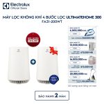 Máy lọc không khí Electrolux phòng 26m² UH300 bộ lọc HEPA FA31-200WT Electrolux