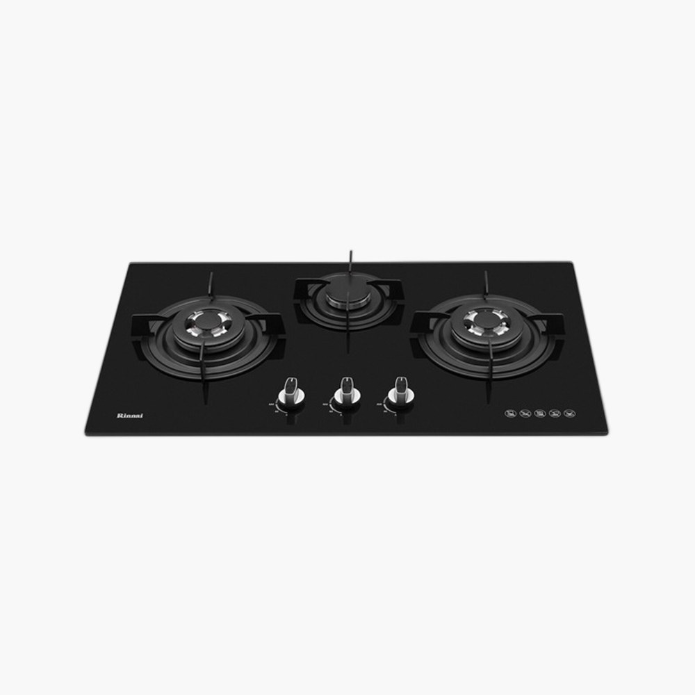 Bếp gas Rinnai dạng ceramic nhiều lò — minh họa cho công nghệ tỏa nhiệt
