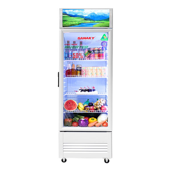 Tủ mát Sanaky VH-2589K3 inverter 240 lít 1 cánh dàn đồng VH-2589K3 Sanaky