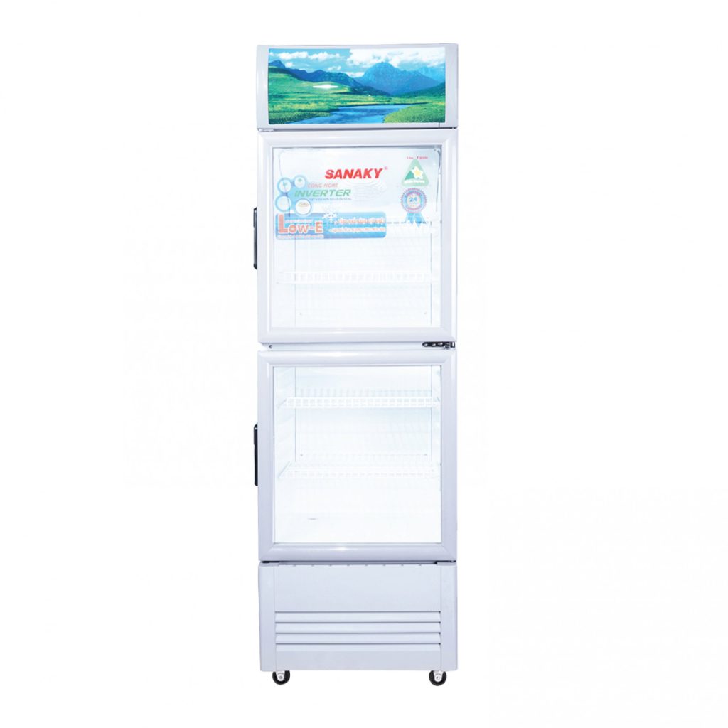 Tủ mát Sanaky VH-408W3L 340 lít inverter 2 cánh trên dưới VH-408W3L Sanaky