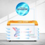 Tủ đông Sanaky VH-4899K3B mặt kính 350 lít inverter 1 ngăn VH-4899K3B Sanaky