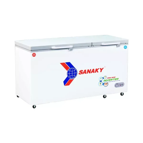 Tủ đông Sanaky VH-6699W4K inverter 485 lít 2 ngăn đông mát VH-6699W4K Sanaky