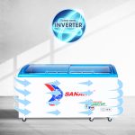 Tủ đông Sanaky VH-6899K3 mặt kính inverter 437 Lít 1 ngăn đông VH-6899K3 Sanaky
