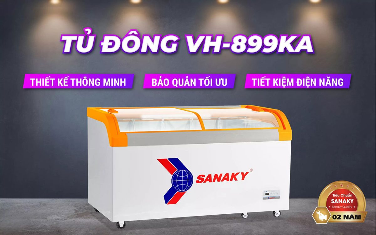 Tủ đông Sanaky VH-899KA 500 lít 1 ngăn đông VH-899KA Sanaky
