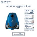Máy hút bụi dạng hộp có túi nhỏ gọn 1600W - Xanh dương Z1220 Electrolux