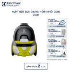 Máy hút bụi dạng hộp không túi nhỏ gọn 1600W - Vàng Z1231 Electrolux