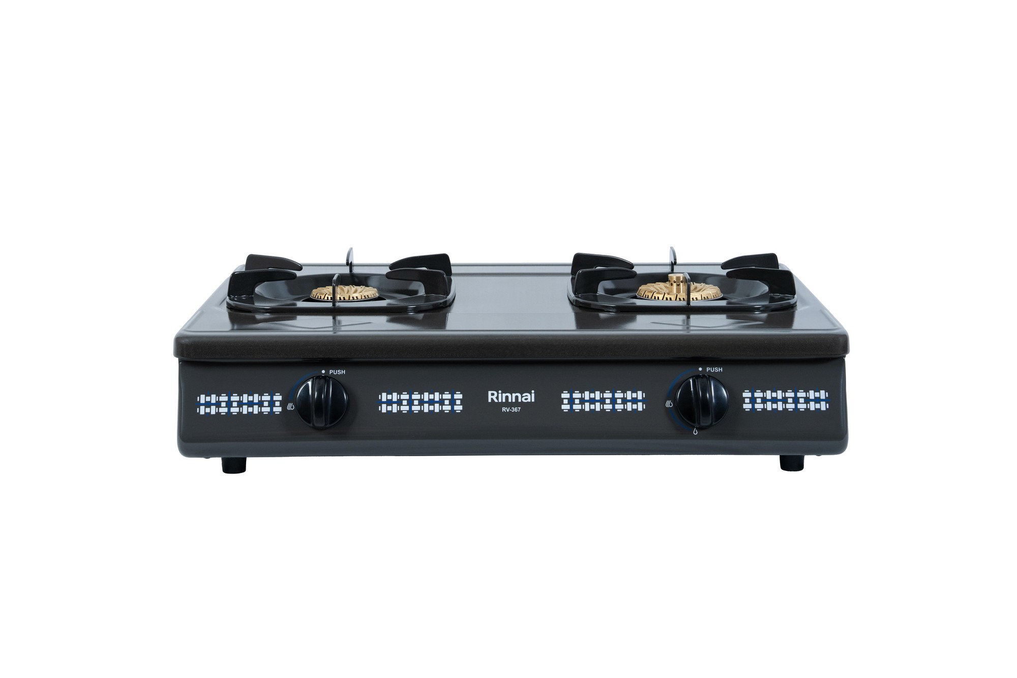 RV-367_G_N_rinnai_white Bếp Gas Dương Rinnai RV-367(G)N 2 lò bền bỉ | VISU