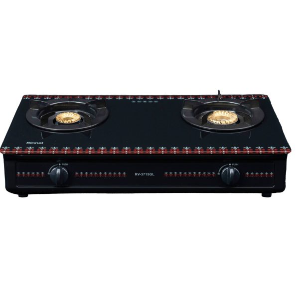 Bếp Gas Dương Rinnai RV-3715GL(FB) 2 lò bền bỉ | VISU