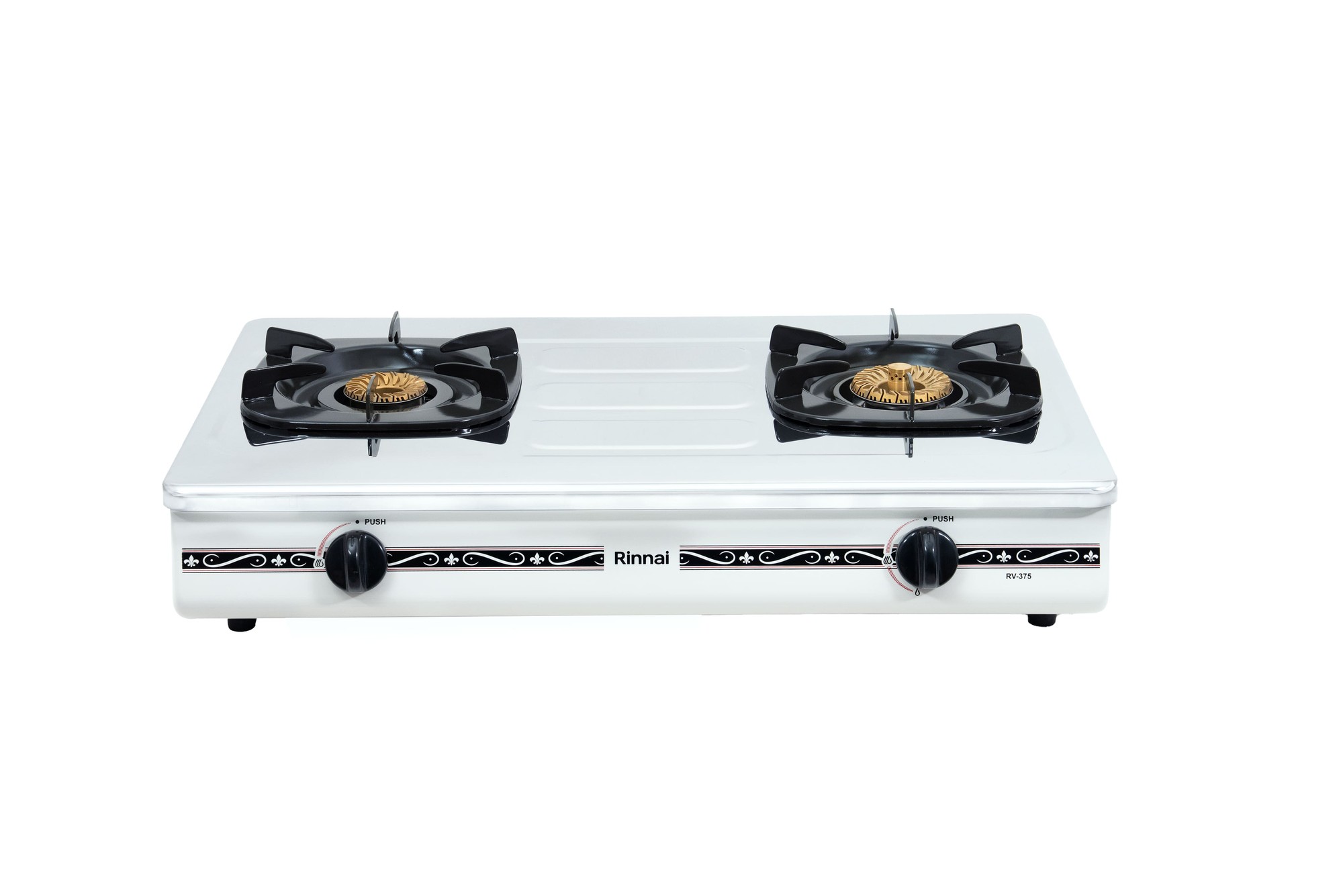 RV-375_SW_N_rinnai_white Bếp Gas Dương Rinnai RV-375(SW)N 2 lò bền bỉ | VISU