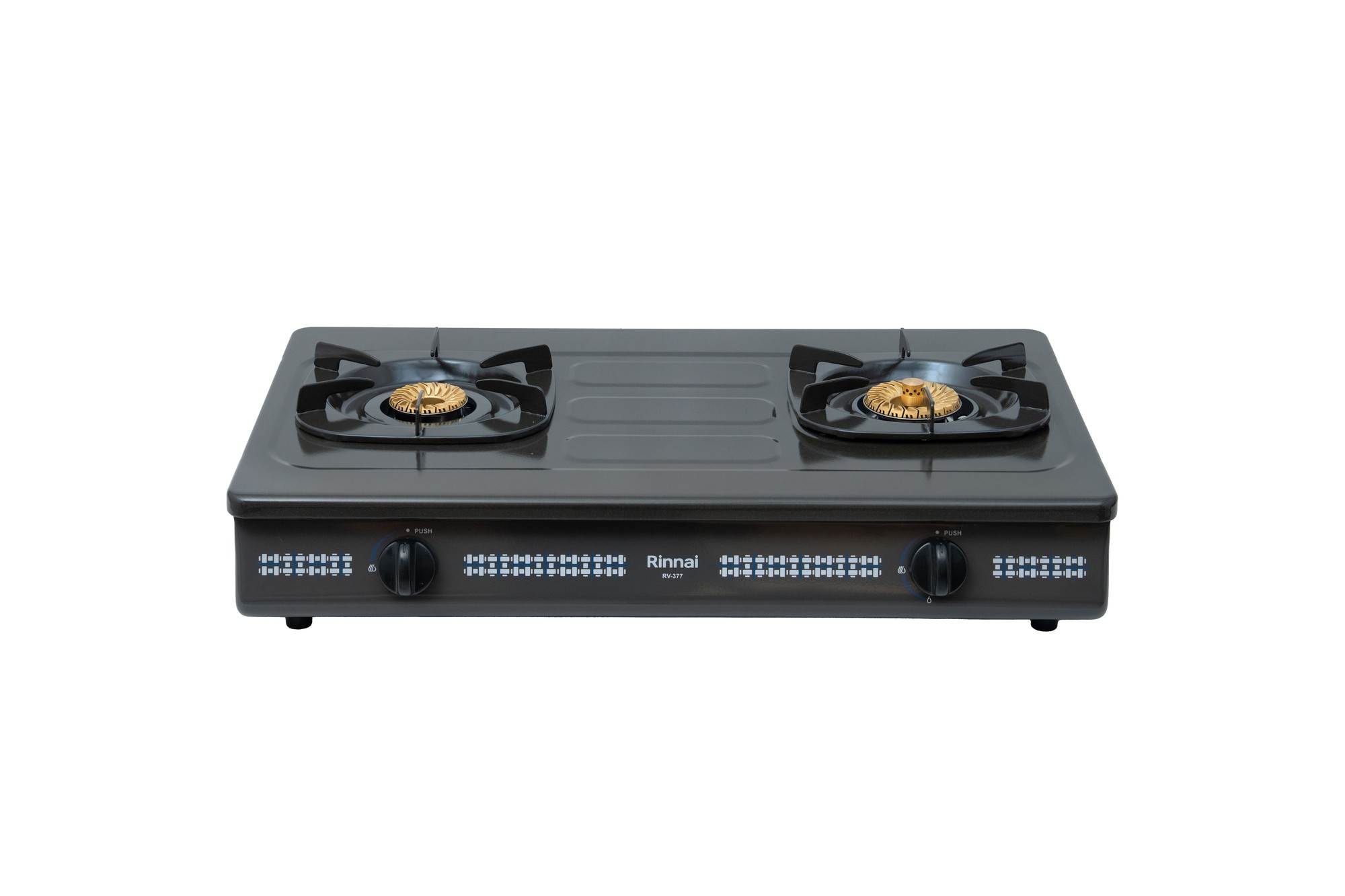 RV-377_G_N_rinnai_white Bếp Gas Dương Rinnai RV-377(G)N 2 lò bền bỉ | VISU