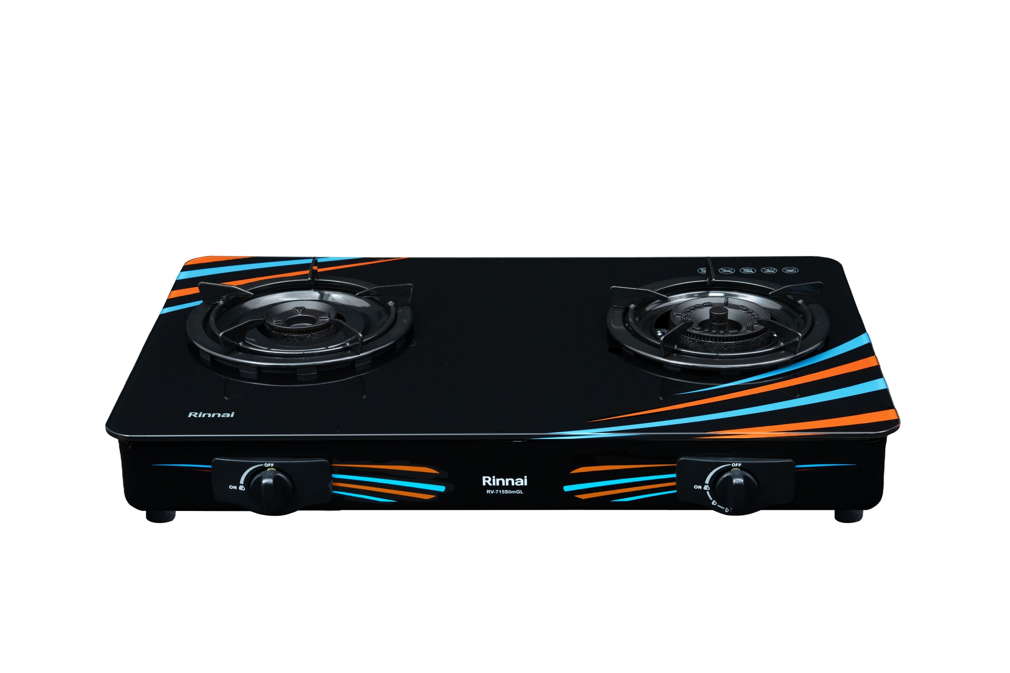 RV-715Slim_GL-SC__rinnai_white Bếp Gas Dương Rinnai RV-715Slim(GL-SC) 2 lò bền bỉ | VISU