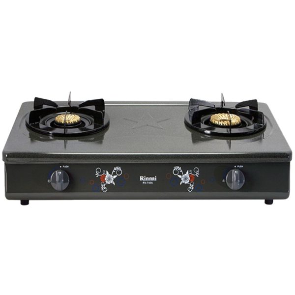 Bếp Gas Dương Rinnai RV-740A(GF) 2 lò bền bỉ | VISU
