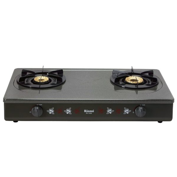 Bếp Gas Dương Rinnai RV-740A(GR) 2 lò bền bỉ | VISU