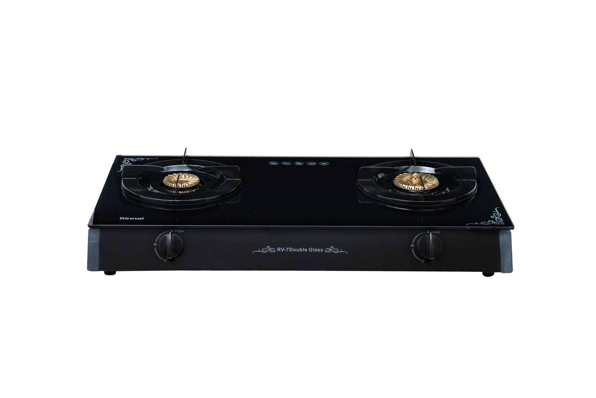 RV-7Double_Glass_A__rinnai_white Bếp Gas Dương Rinnai RV-7Double Glass(A) 2 lò bền bỉ | VISU