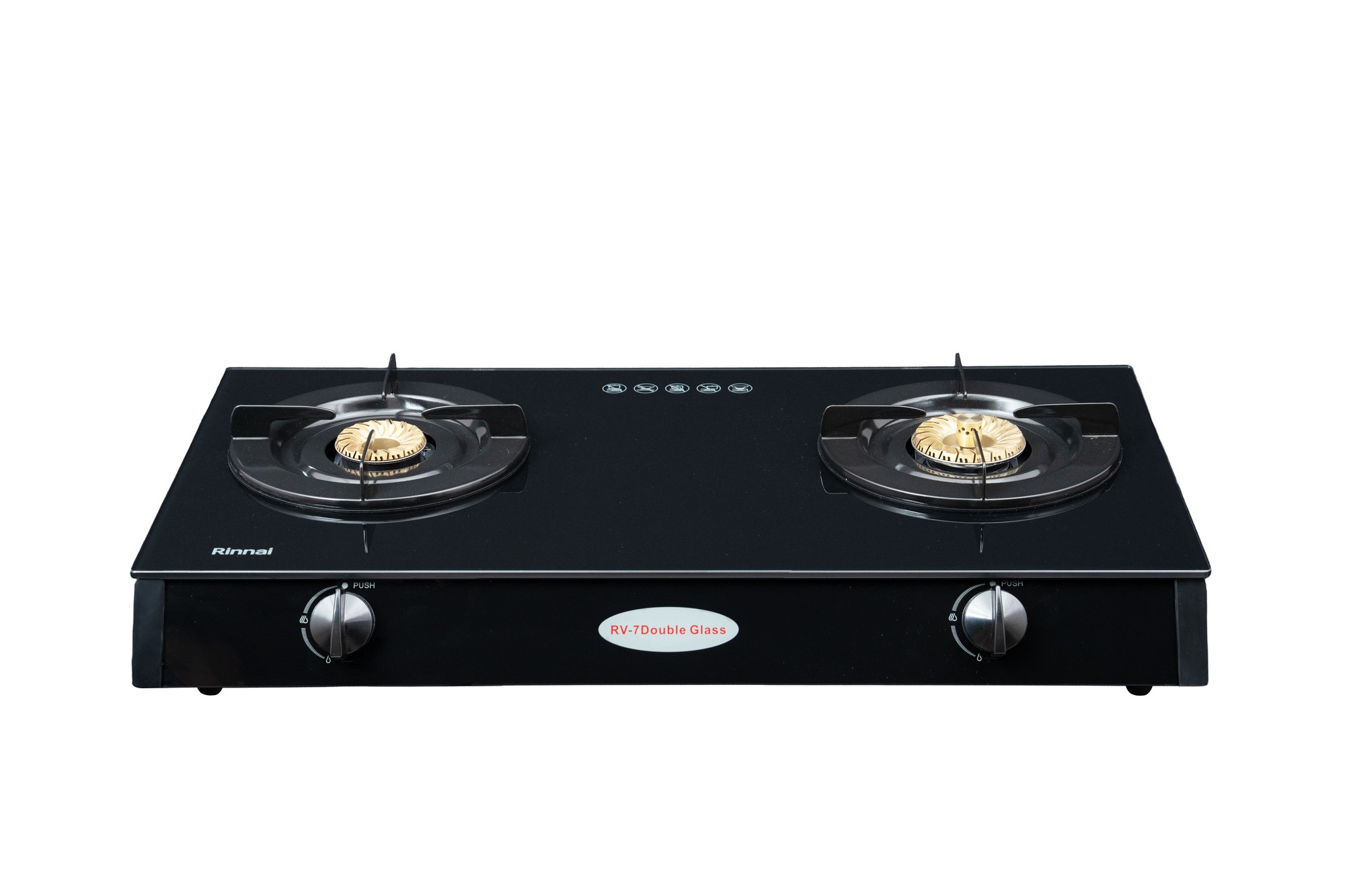RV-7Double_Glass_B__rinnai_white Bếp Gas Dương Rinnai RV-7Double Glass(B) 2 lò bền bỉ | VISU