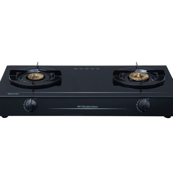 Bếp Gas Dương Rinnai RV-7Double Glass(L) 2 lò bền bỉ | VISU