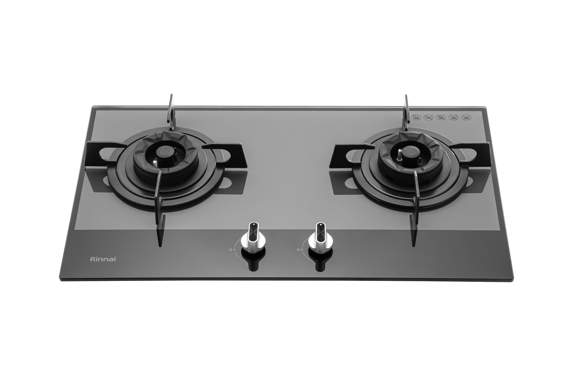 RVB-732G_BG__rinnai_white Bếp Gas Âm Rinnai RVB-732G(BG) 2 lò bền bỉ | VISU