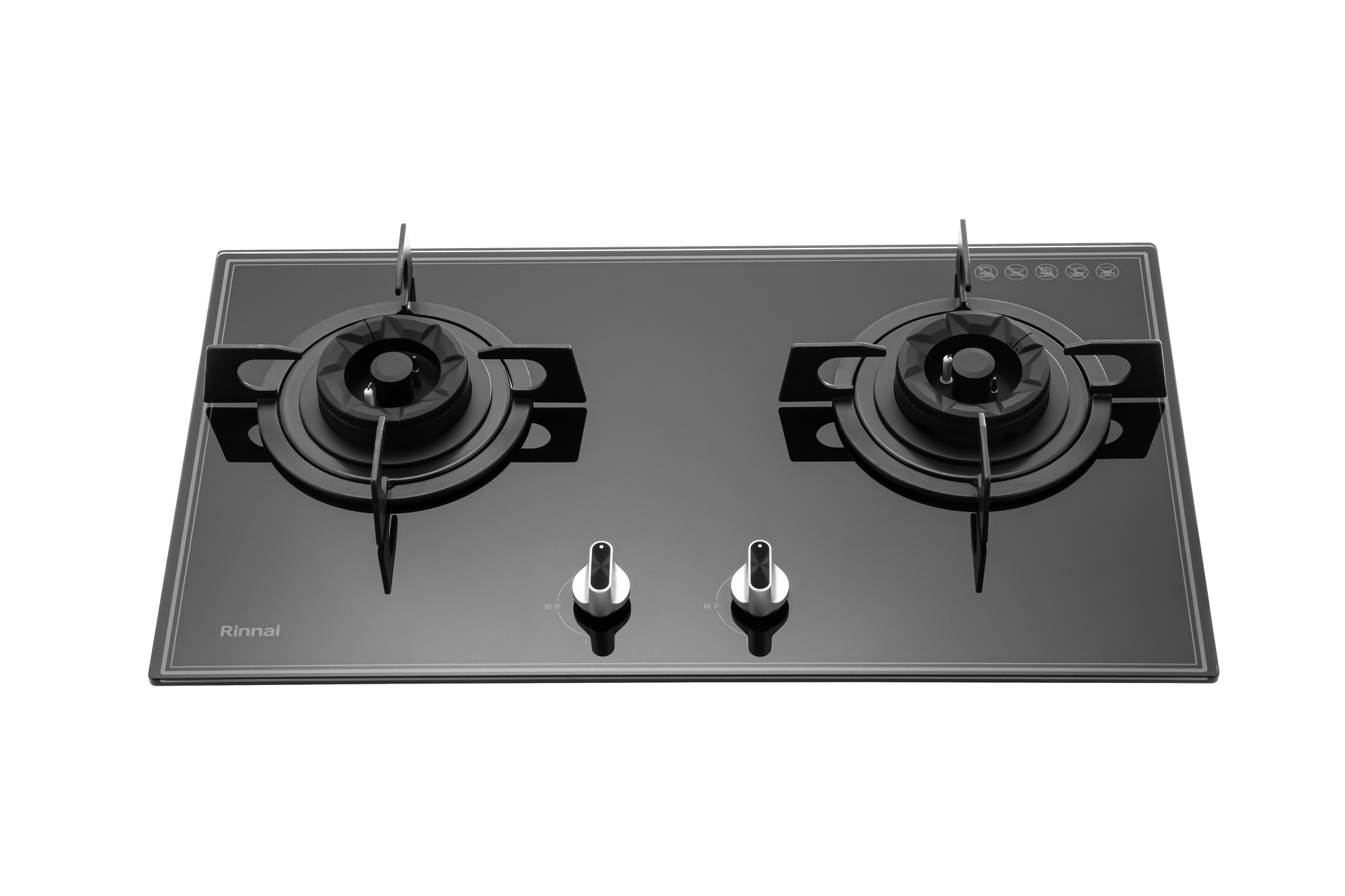 RVB-732G_DL__rinnai_white Bếp Gas Âm Rinnai RVB-732G(DL) 2 lò bền bỉ | VISU